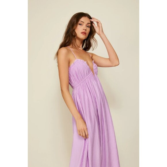 Line & Dot Lylac Maxi Dress in Lilac X-Small New Womens Long Gown - Picture 9 of 13